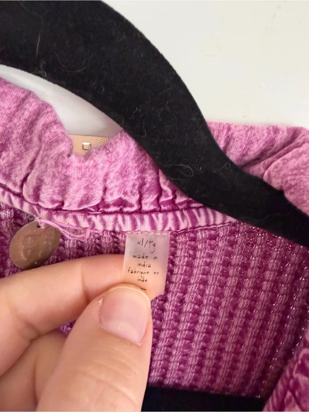Free People One Scout XL Button-Front Top